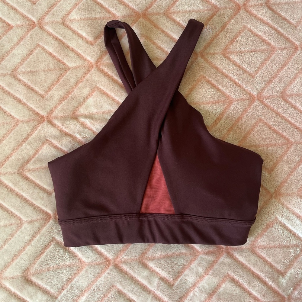 Nike cross strap bra